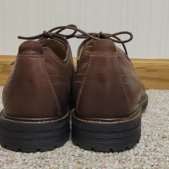 Clarks Men\'s Dark Brown Leather Oxfords Sz 11.5. NWOT Office Business main image 7